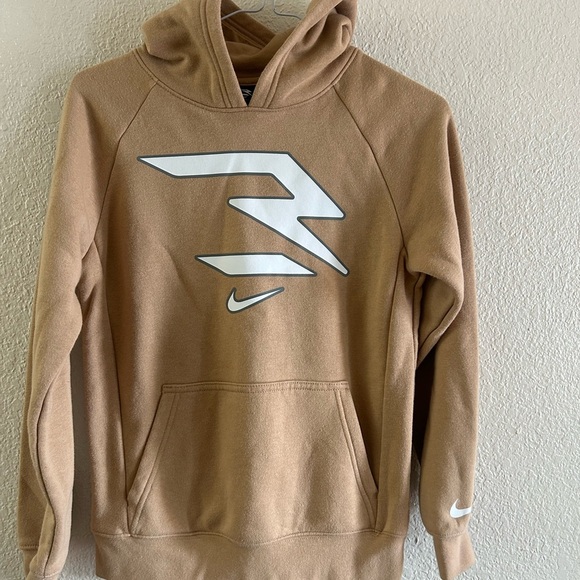Nike Tan Hoodie for boys - Picture 1 of 6